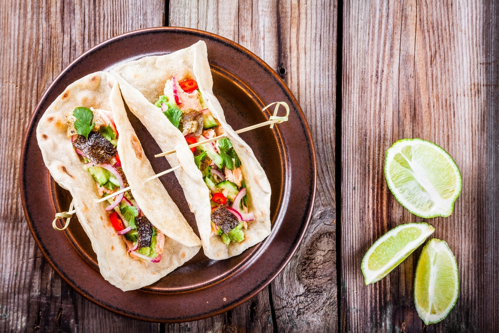Blackened Sockeye Salmon Tacos