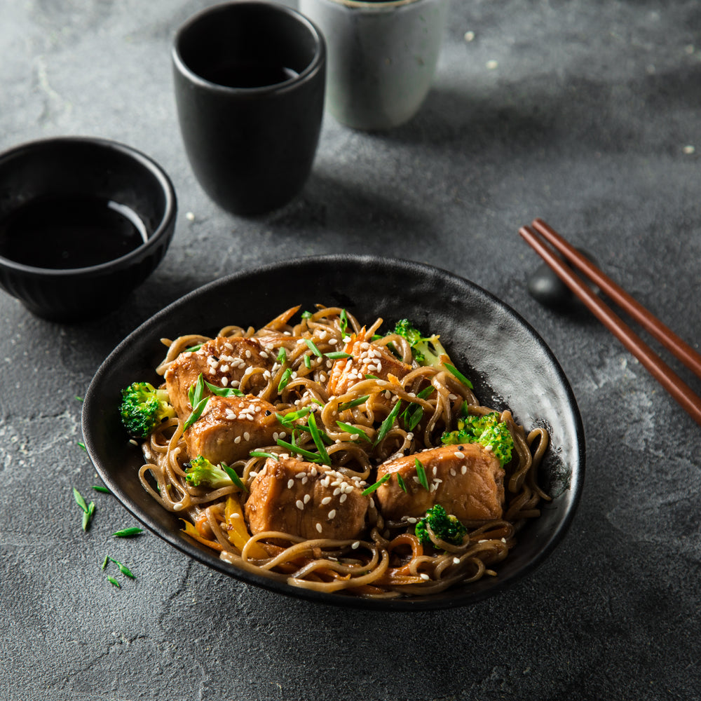 Sockeye Salmon Stir Fry