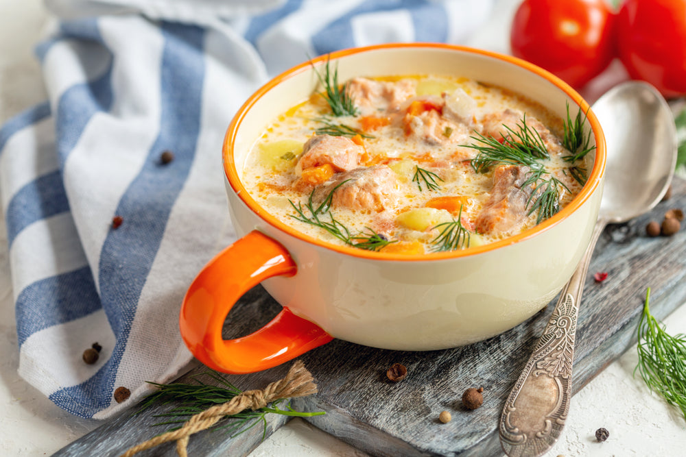 Wild Sockeye Salmon Chowder