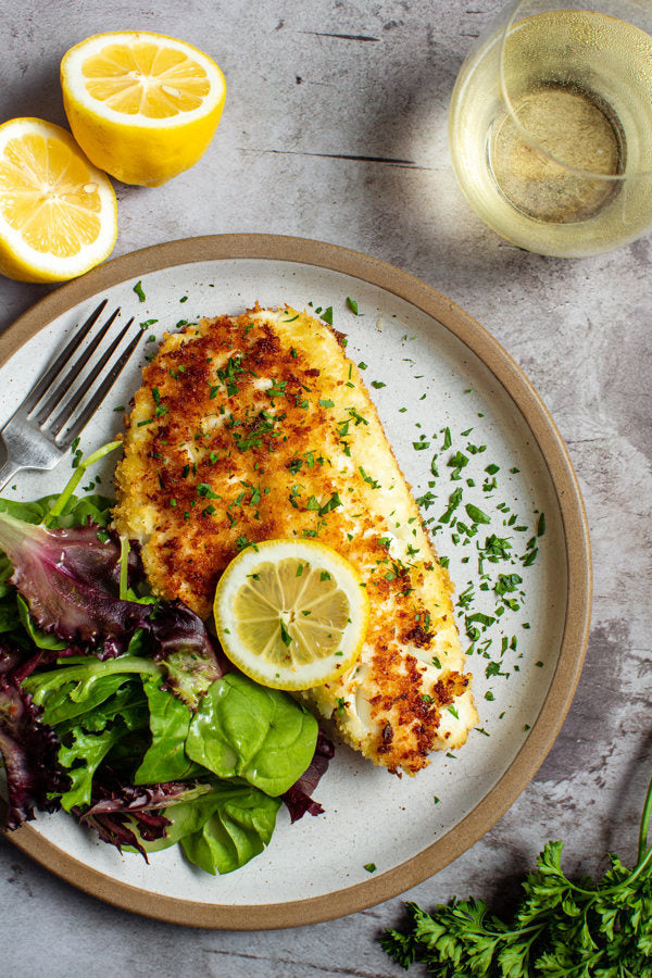 Pan Fried Haddock with Italian Bread Crumbs